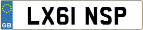 Truck License Plate